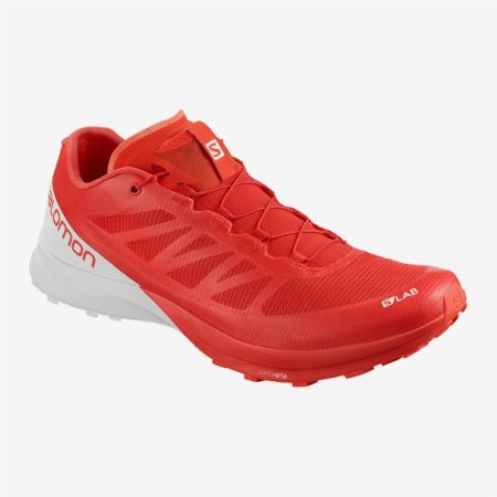 Scarpe Trail Running Salomon S/LAB SENSE 7 Donna Rosse IT 2-X58